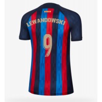 Barcelona Robert Lewandowski #9 Fotballklær Hjemmedrakt Dame 2022-23 Kortermet